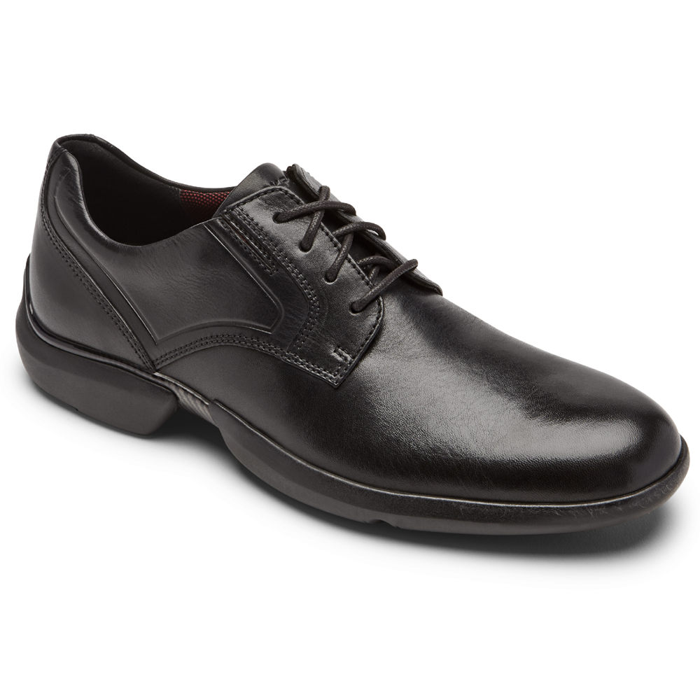 Rockport Oxfords Herr Svarta - Total Motion Advance Plain Toe - UEFNH0791